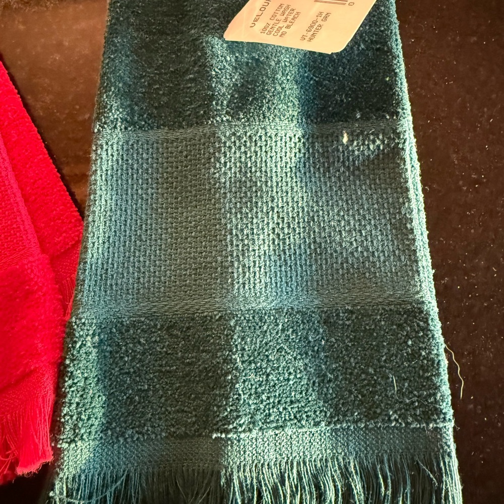Charles Craft E-Z Stitch Border Fingertip Towels - NWT - Picture 4 of 5